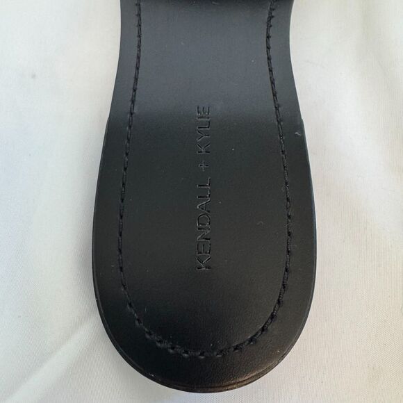 Kendall + Kylie Women's Kennedy Embellished Leather Slide Sandals Size 8.5 - Picture 9 of 10